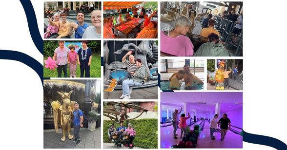 Fotocollage von den Aktionen der Ferienwoche