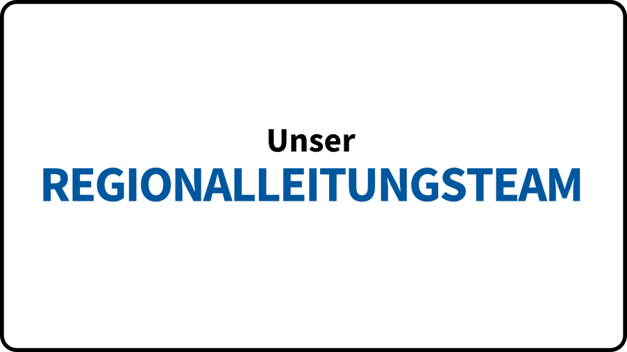 Aufschrift Unsere Regionalleitungen. Unsere ist schwarz Regionalleitungen blau geschrieben.